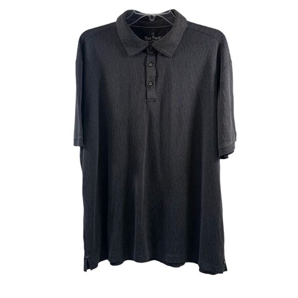 Nat Nast Gray Polo Shirt Size XL - Picture 1 of 8